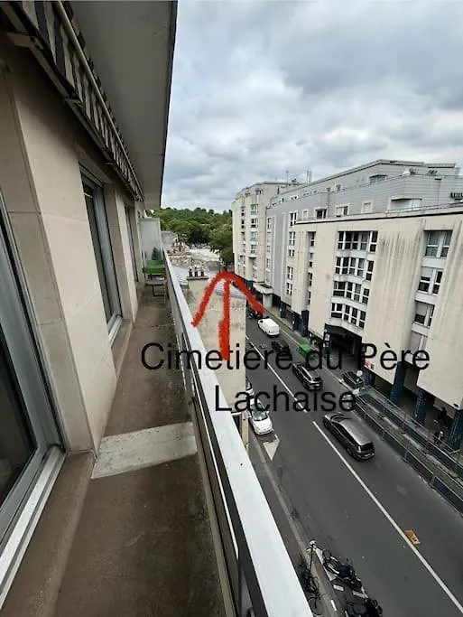 Апартаменты Cosy Apt Pere Lachaise-Parking Prive Париж